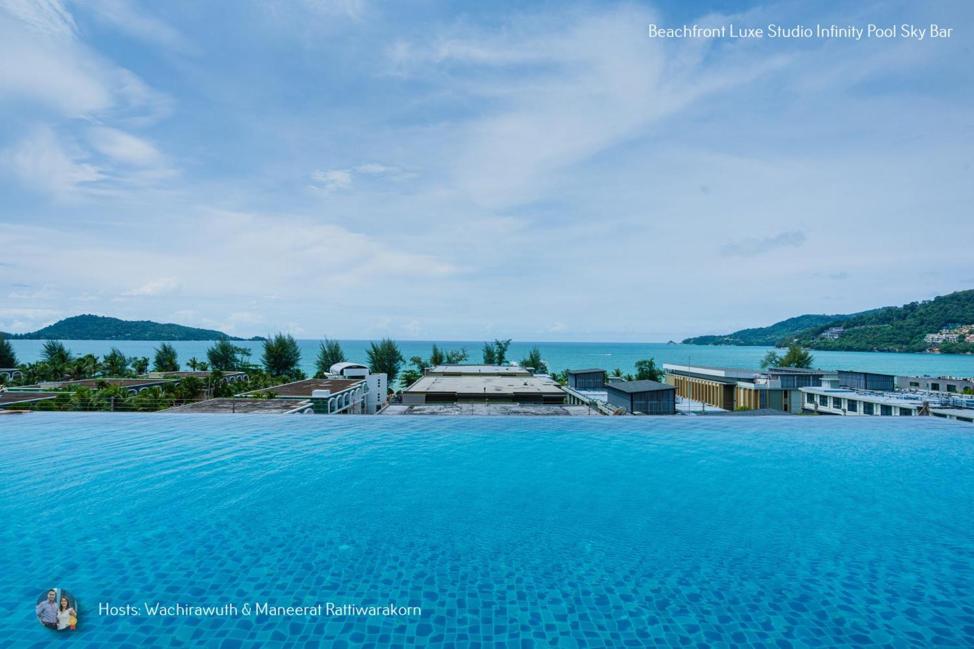 Lägenhet Beachfront Deluxe Infinity Pool Patong