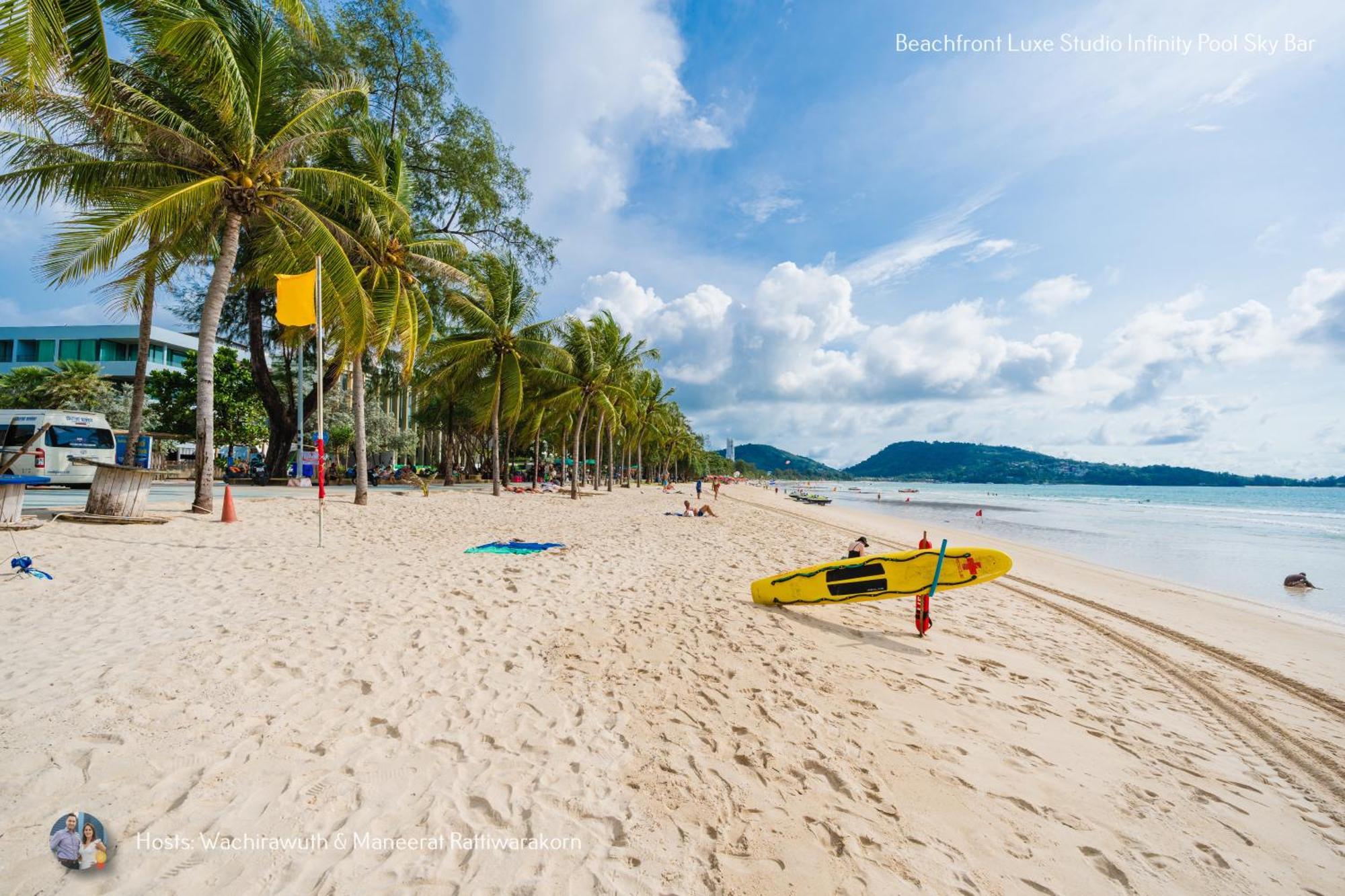 Beachfront Deluxe Infinity Pool Lägenhet Patong
